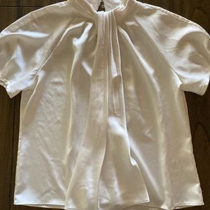 J Crew puff sleeve blouse. Size M